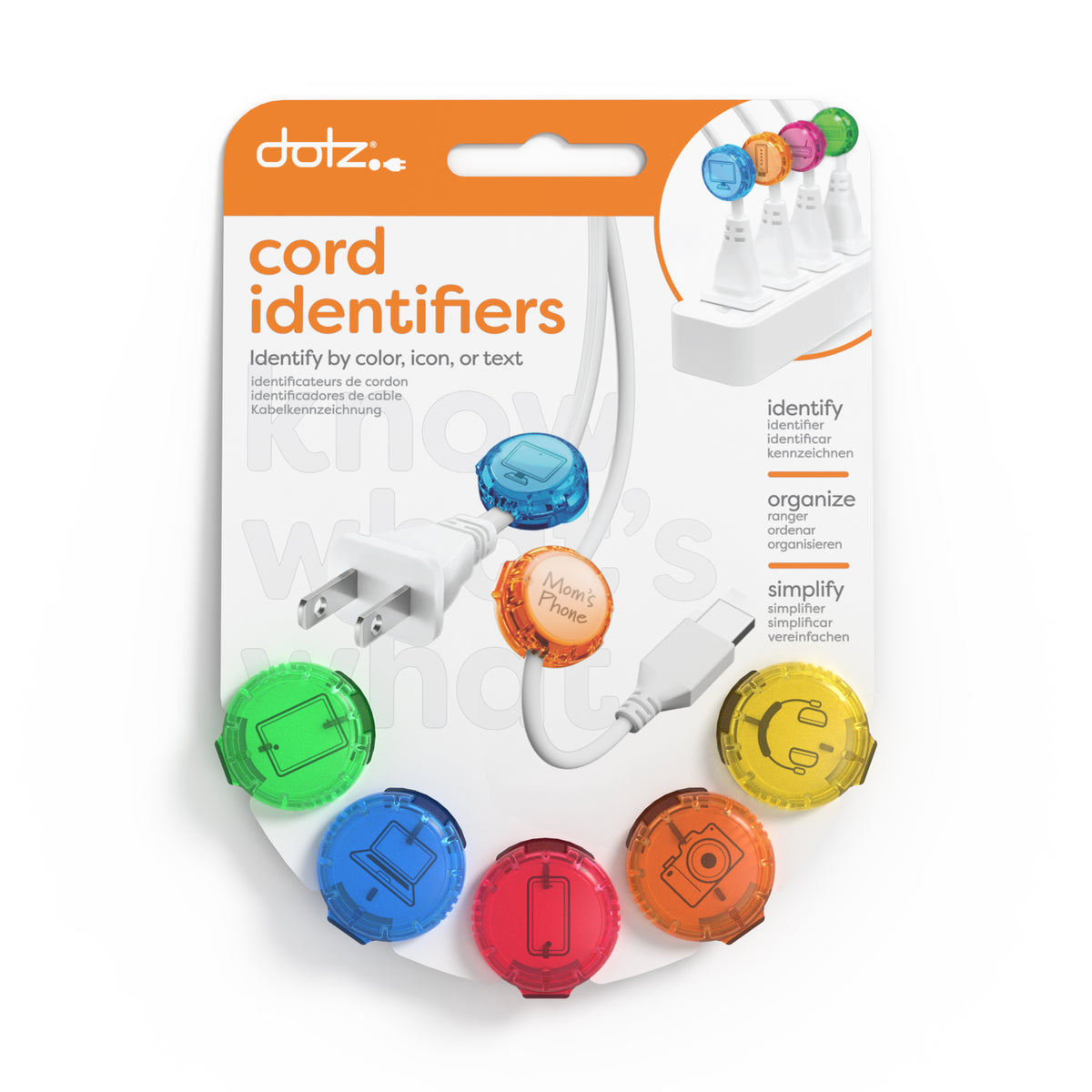 Cord Identifiers 5pk